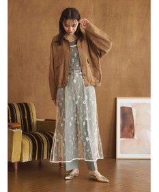 Green Parks ステンカラースウェード調ブルゾン