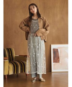 Green Parks ステンカラースウェード調ブルゾン