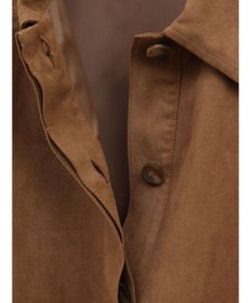 Green Parks ステンカラースウェード調ブルゾン