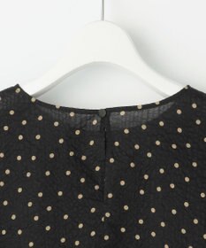 自由区 L 【17号サイズまで展開・WEB限定】コットンサッカープリント ブラウス