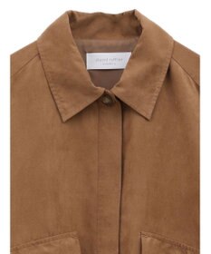 Green Parks ステンカラースウェード調ブルゾン