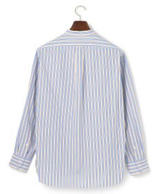 J.PRESS MEN 【SOMELOS】マルチストライプ バンドカラーシャツ