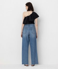 NAVE 【Nave・洗える/撥水/ストレッチ素材】ライトタフタ ワンショルダーブラウス