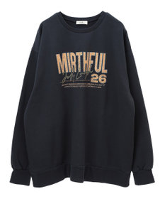 earth music&ecology ウ゛ィンテージ風裏毛ロゴプルオーバー