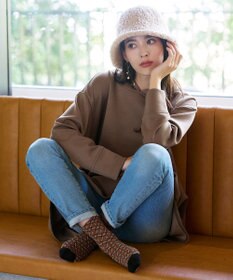 Tiaclasse 花柄ジャガード編みソックス