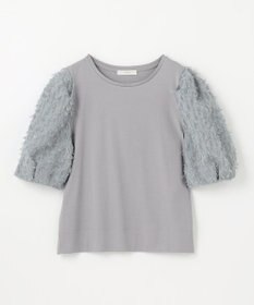 ANY L シルケットスムースジャガードスリーブプルオーバー