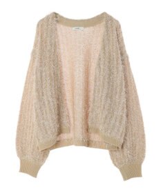 earth music&ecology ふさふさショートカーディガン