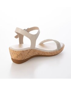 Riz raffinee <Riz raffinee>ラインストーン付ウェッジサンダル