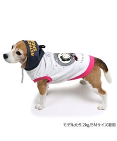 PET PARADISE スヌーピー 反射パーカー アストロノーツ 《ホワイト》 中型犬