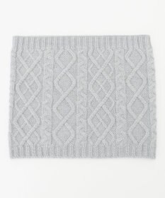 J.PRESS LADIES 【WEB限定・洗える】VICTORIAアランニット ネックウォーマー