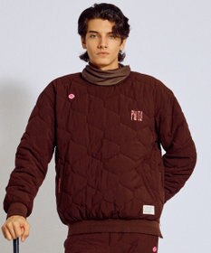 PW CIRCULUS 【撥水加工 / ストレッチ】【MEN】キルティング中綿プルオーバー ゴルフ