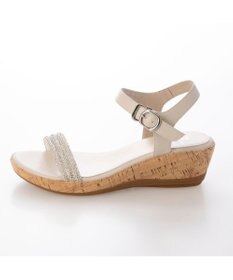 Riz raffinee <Riz raffinee>ラインストーン付ウェッジサンダル