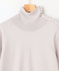 組曲 MINA六分袖タートルネック ニット