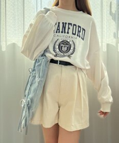 WEGO ドロストリボンギャザートート