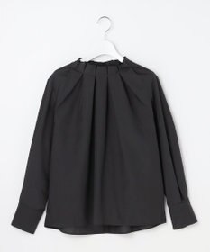 自由区 【カタログ掲載】ナチュラルタッチスタンドカラー ブラウス