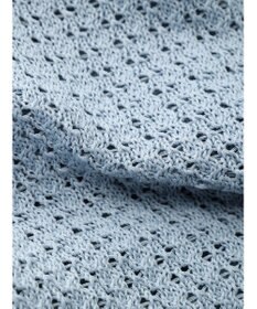 earth music&ecology 透かし柄ポケットカーディガン