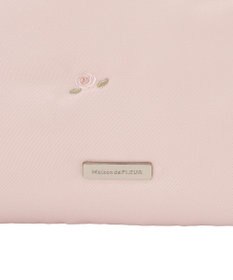 Maison de FLEUR ローズリボン刺繍パファートートバッグ