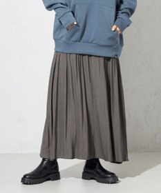 SHARE PARK LADIES 【洗える】ポリエステルシャンブレースカート