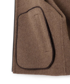 JOSEPH HOMME 【新素材】ウールキャメルリバー　ジップアップブルゾン