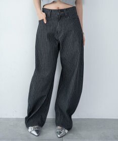 WEGO ワイドカーブデニムパンツ