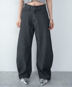 WEGO ワイドカーブデニムパンツ