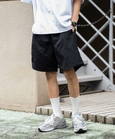 WEGO 【速乾/ウエストゴム/SMLサイズ】ナイロンイージーショーツ