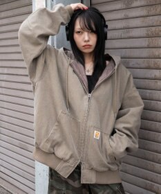 WEGO ワーカーズキルトフードブルゾン