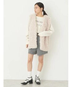 earth music&ecology ショートパンツ（千鳥柄）