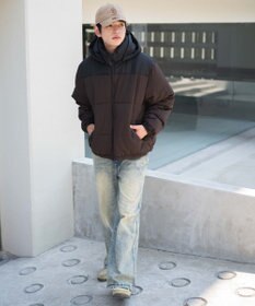 WEGO 【25年秋冬新作/ユニセックス着用ITEM/SMLサイズ展開】2WAYパファーブルゾン