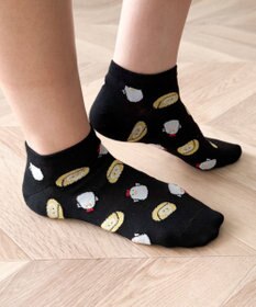 WEGO フードチェンジ総柄ショートソックス
