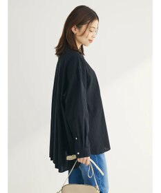 Green Parks カラミバンドカラーシャツ