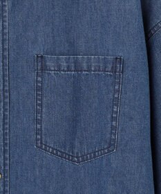 23区 【洗える】ライトダンガリー 2WAY シャツ