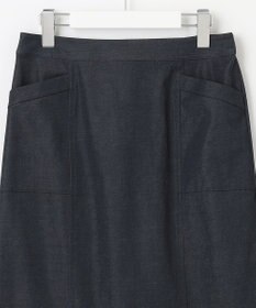 J.PRESS LADIES 【洗える・吸水速乾】コットン麻シェルドライ ナロー スカート