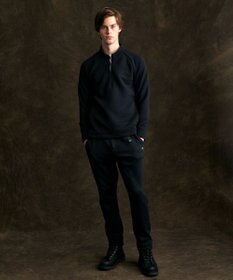 JOSEPH ABBOUD MOUNTAIN 【雑誌掲載/吸湿発熱/保温】 ミズノコラボ BREATH-THERMOハーフZIPプルオーバー