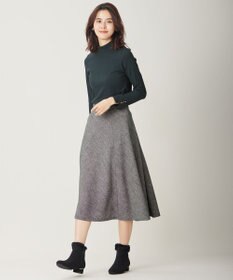 ANY SIS 【洗える】リブタートル カットソー