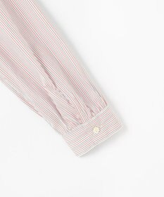 J.PRESS LADIES BEZ ドビーストライプ バンドカラー ブラウス