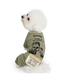 PET PARADISE スヌーピー プレミアムペティヒート ねむ ロンパース 小型犬