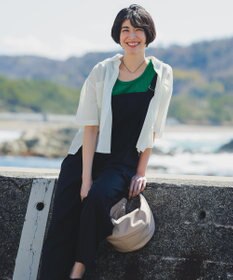 ANY イージーケアライトストレッチサロペット