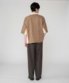 WEGO 【ユニセックス着用ITEM/MLサイズ展開】フェイクスウェードドルマンハーフZIPT（SS）