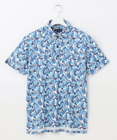 23区GOLF 【MEN】ＳＡＫＵＲＡモチーフプリント 半袖シャツ