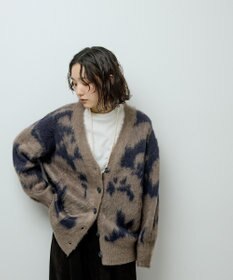 Green Parks アニマル柄カーディガン