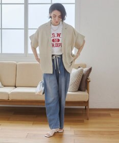 WEGO 【ANGIE VINTAGE】接触冷感半袖ジャケット
