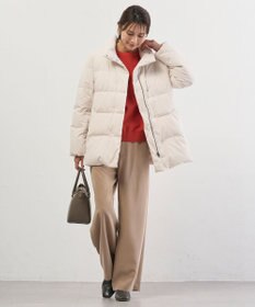J.PRESS LADIES S 【洗える・2way】タフタダウン ミドル丈 コート