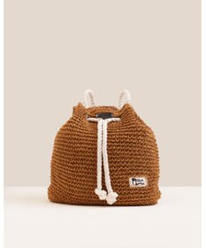 gaimo 【GAIMO/ガイモ】ラフィアミニ巾着バッグ/9079 BACKY