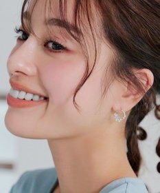 Tiaclasse 【金属アレルギー対応】バタフライサークルピアス