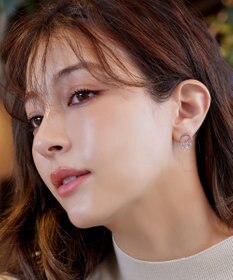 Tiaclasse 【金属アレルギー対応】バタフライサークルピアス