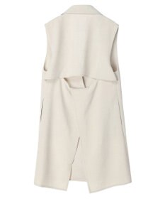 earth music&ecology バックデザインジレ