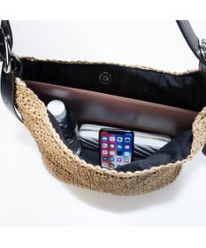 UNBILLION カシュカシュ cachecache / フリーハンドルクロッシュトート カゴバッグ