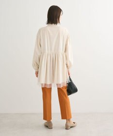 Green Parks 裾チュールレイヤードチュニック