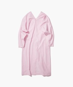 ATON CATCH WASHER COTTON | Vネックドレス